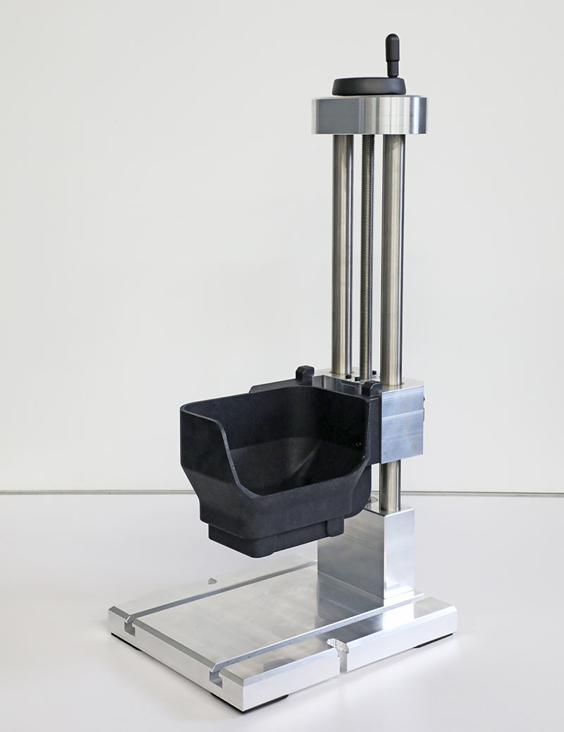 Column and base mount for portable marking machine