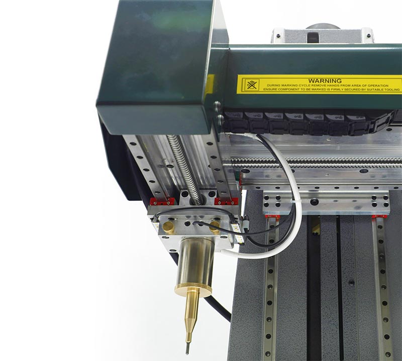 Benchtop dot peen marking machine