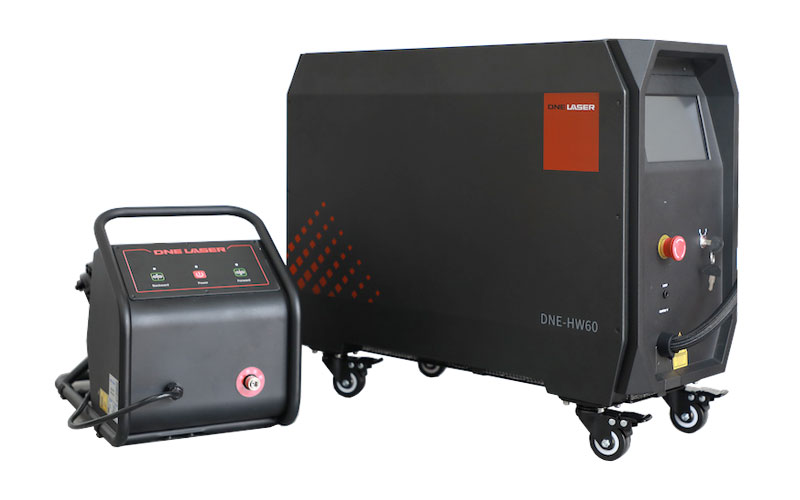 Handheld fiber laser welder by DNE