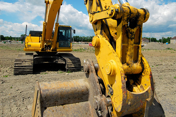 Machines for marking heavy machinery