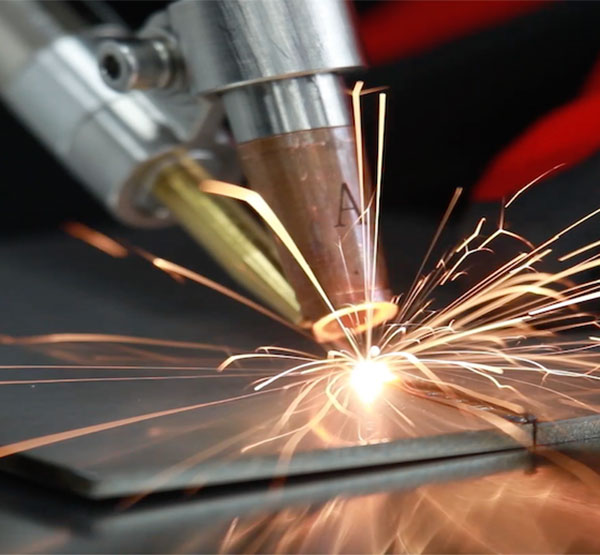 Portable laser welder