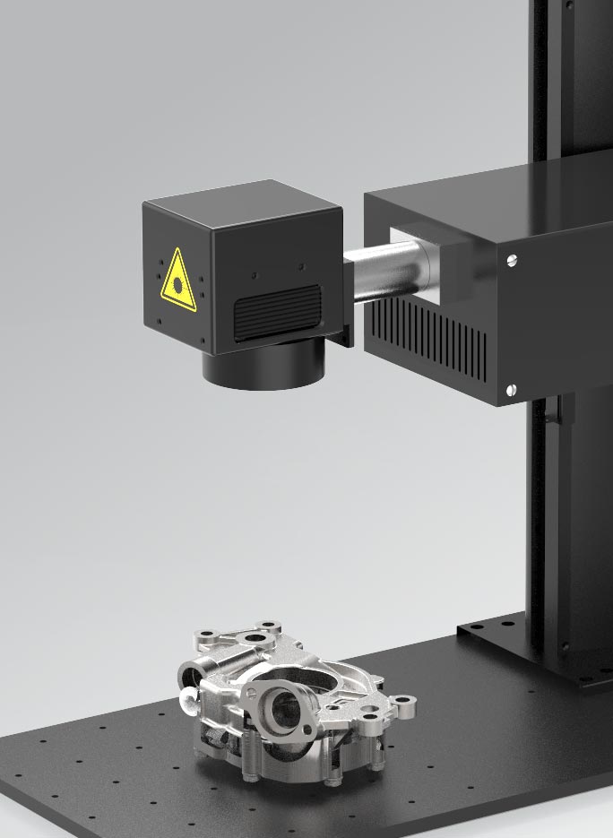 UV part marking laser